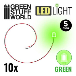 LED grün 5mm (10 Stück)