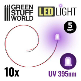 Ultraviolette LED 5mm (10 Stück)