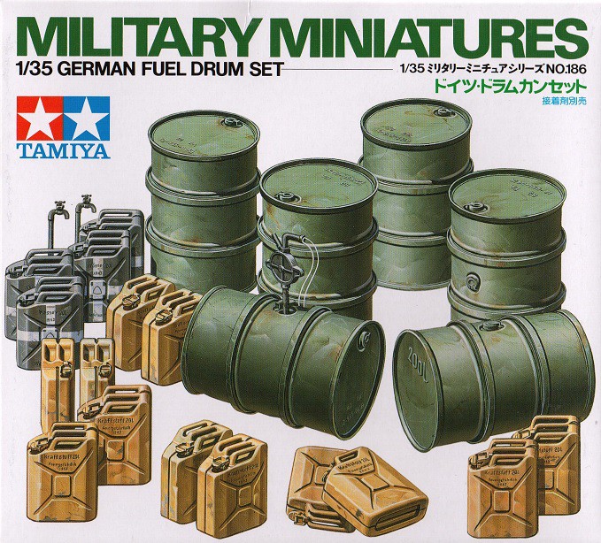 Produkt anzeigen - 1:35 Military Miniatures German Fuel Drum Set