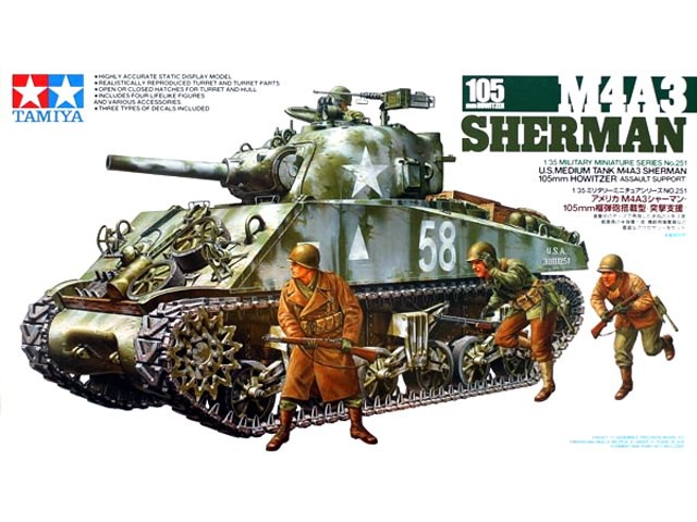 Produkt anzeigen - Sherman M4A3 01.35 105 mm Haubitze