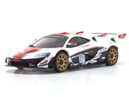 Kyosho Mini-Z RWD: McLaren P1 GTR Karosserie Weiß/Rot