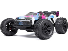 1:8 Arrma Kraton 6S V6 BLX 4WD RTR (modrá/růžová)