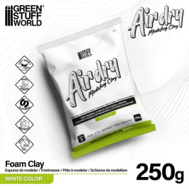 Air Dry Foam Clay – Modelliermasse Weiß (250 g)