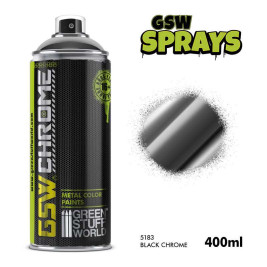 GSW Black Chrome Paint Spray – Schwarzer Chromlack im Spray (400 ml)