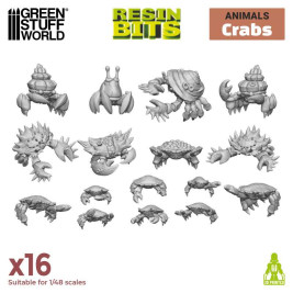 3D Printed Set Crabs – 3D tištění krabi (16 ks)