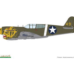 1:48 Pacific Star P-40E Warhawk (Dual Combo, Limited Edition)