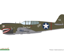 1:48 Pacific Star P-40E Warhawk (Dual Combo, Limited Edition)
