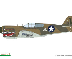 1:48 Pacific Star P-40E Warhawk (Dual Combo, Limited Edition)