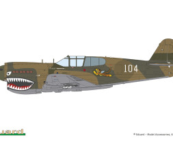 1:48 Pacific Star P-40E Warhawk (Dual Combo, Limited Edition)