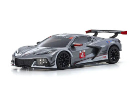 Kyosho Mini-Z RWD: Karoserie Chevrolet Corvette C8-R Gun Metal / White