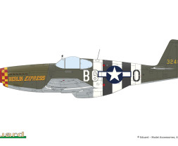 1:48 North American P-51B Mustang, Malcolm Hood Canopy (ProfiPACK edition)