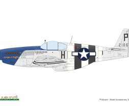 1:48 North American P-51B Mustang, Malcolm Hood Canopy (ProfiPACK edition)