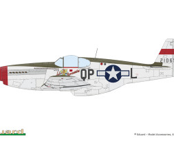 1:48 North American P-51B Mustang, Malcolm Hood Canopy (ProfiPACK edition)