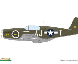 1:48 North American P-51B Mustang, Malcolm Hood Canopy (ProfiPACK edition)