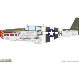 1:48 North American P-51B Mustang, Malcolm Hood Canopy (ProfiPACK edition)