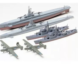 1:700 US Submarine Gato & Japanese Submarine Chaser No.13 (Water Line Series)