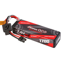Gens ace G-Tech LiPo - 2S 1700mAh 7.4V 2S1P (35C) HardCase iEC2 Plug
