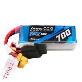 Gens ace G-Tech LiPo - 3S 700mAh 11,1V 3S1P (60C) XT30 Plug