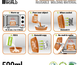 Flexi Mold – opakovaně použitelná formovací hmota (500 ml)