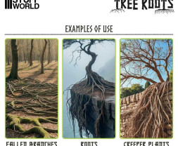 Diorama Tree Roots – kořeny stromů