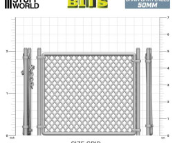 Resin Chain Link Fences 50mm – resinové plotovky 50mm (5 ks)