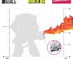 Resin Flamethrower Effect – resinové plameny (10 ks)