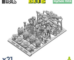 Resin Vegetable Patch – resinová zelenina (21 ks)