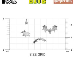 Resin Vampire Bats – resinoví vampíři (14 ks)