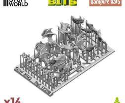 Resin Vampire Bats – resinoví vampíři (14 ks)
