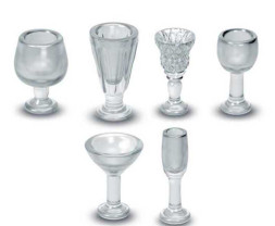 Resin Crystal Glasses Small – resinové sklenice malé (30 ks)