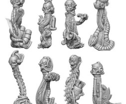 Resin Servo Skulls – resinoví servo-skulli (8 ks)
