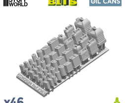 Resin Oil Cans – resinové olejové kanystry (46 ks)