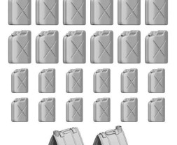Resin Jerry Cans – resinové kanystry Jerry (22 ks)