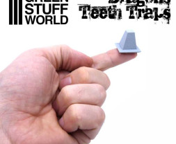 Resin Dragon Teeth Traps for Tanks – resinové protitankové zátarasy (6 ks)