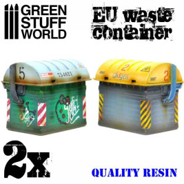 Resin EU Waste Containers – resinové EU kontejnery na odpad (2 ks)