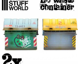 Resin EU Waste Containers – resinové EU kontejnery na odpad (2 ks)