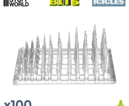 Resin Stalactites and Icicles – resinové krápníky a rampouchy (100 ks)
