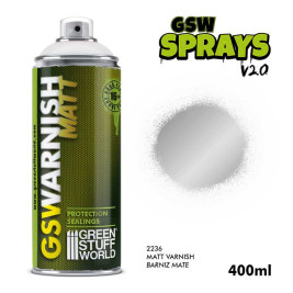 Spray Clear Matt Varnish – matný lak ve preji (400 ml)