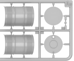 1:24 Fuel & Oil Drums 1930-50's Set 2