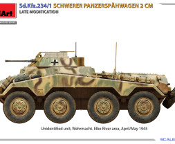 1:35 Sd.Kfz.234/1 Schwerer Panzerspähwagen Late