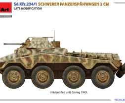 1:35 Sd.Kfz.234/1 Schwerer Panzerspähwagen Late