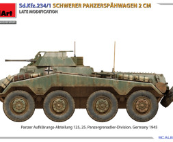 1:35 Sd.Kfz.234/1 Schwerer Panzerspähwagen Late