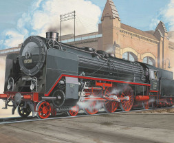 1:87 Express Locomotive BR 02 & Tender 2'2'T30 (Model Set)