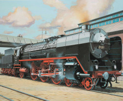 1:87 Schnellzuglok BR01 mit Tender 2'2' T32 (Model Set)