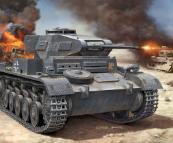 1:76 Pz.Kpfw.II Ausf.F (Model Set)