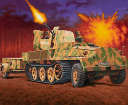 1:72 sWS w/ FlaK 43 and Sd.Ah58 Ammo Trailer (Model Set)