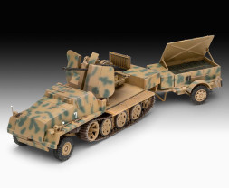 1:72 sWS w/ FlaK 43 and Sd.Ah58 Ammo Trailer (Model Set)