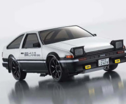 1:28 First Mini-Z Initial-D Toyota Sprinter Trueno AE86 (White/Black)