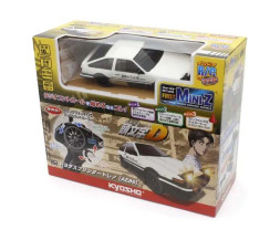 1:28 First Mini-Z Initial-D Toyota Sprinter Trueno AE86 (White/Black)