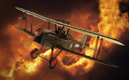 1:48 S.E.5a Biplane, RAF No.74 Sqn, Maj. Keith Logan Caldwell